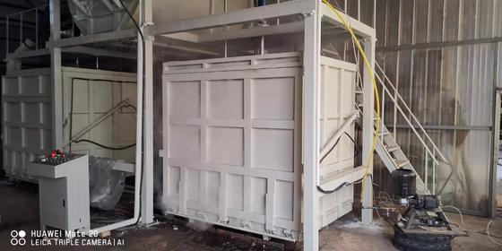 Easy Operation Rebonding Foam Machine With Two Mould For Squre Foam Block