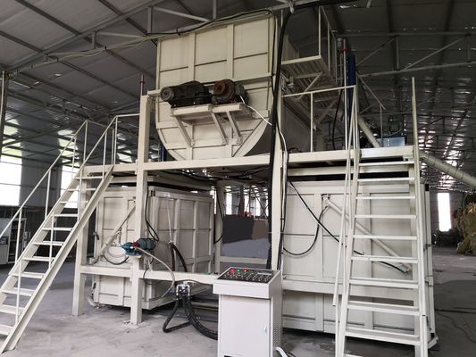 Automated Industrial Rebonding Foam Machine 3 Blocks/H High Productivity