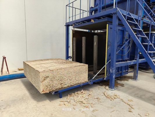 Automated Industrial Rebonding Foam Machine 3 Blocks/H High Productivity