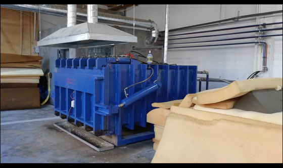 Foam Cell Openning Machine Fast Automated Foam Production Machine