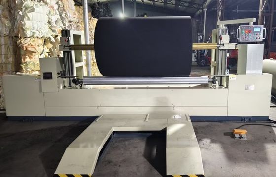 High Density Rebonded Foam Peeler Machine PLC Controlled 0-25m/Min