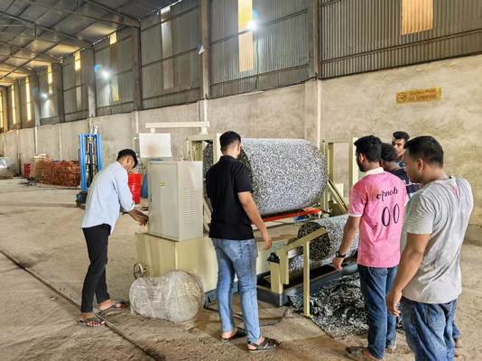 Maximum Density 280D Rebonded Foam Peeling Machine 4800*1600*1800mm