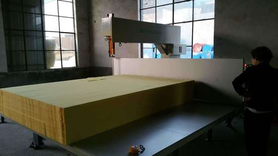 PLC Control Automatic Foam Cutting Machine Vertical Foam Cutter Machine
