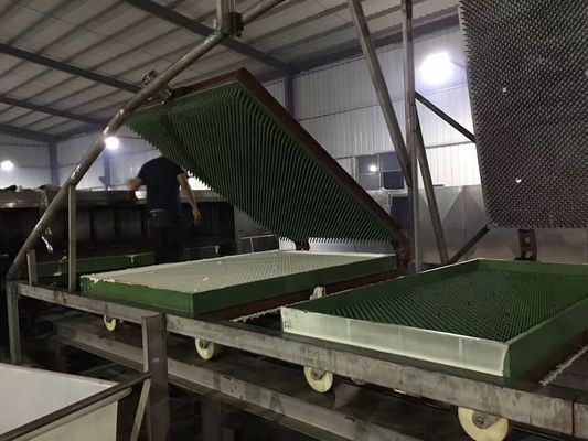 80m Length Latex Mattress Production Line With 0.6m/Min Conveyor Speed