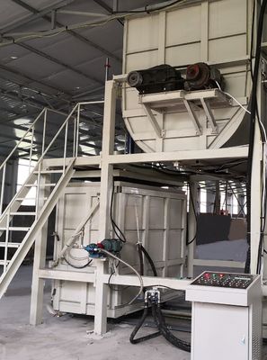 Single Mould Rebonded Foam Machine PLC Control Customizable Size