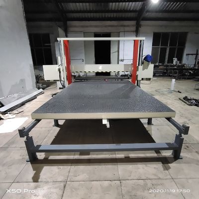 Horizontal Latex Foam Cutting Machine With 2150mm Width High Accuracy